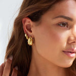 Bixby and Co colourful Bottega style earrings 