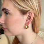 Gold Fill basket shaped lightweight hoops