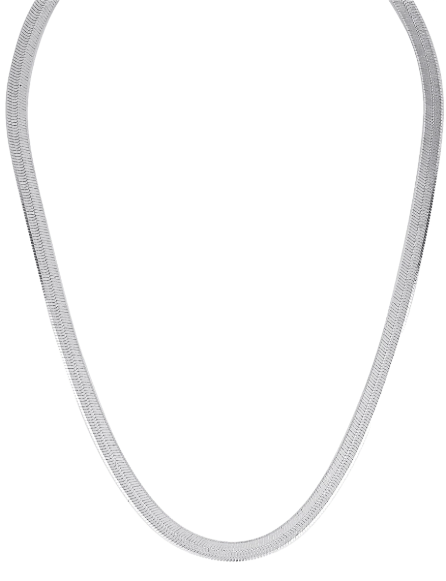 Sterling silver snake chain  necklace