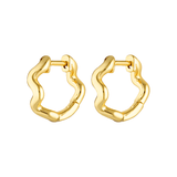 Gold fill grip hoops for Helix piercing 