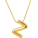 Letter Z bubble pendant 