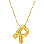 Initial letter alphabet in gold 