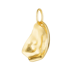 Oyster pendant in vermeil gold