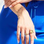 Model in Bixby and Co gold ring