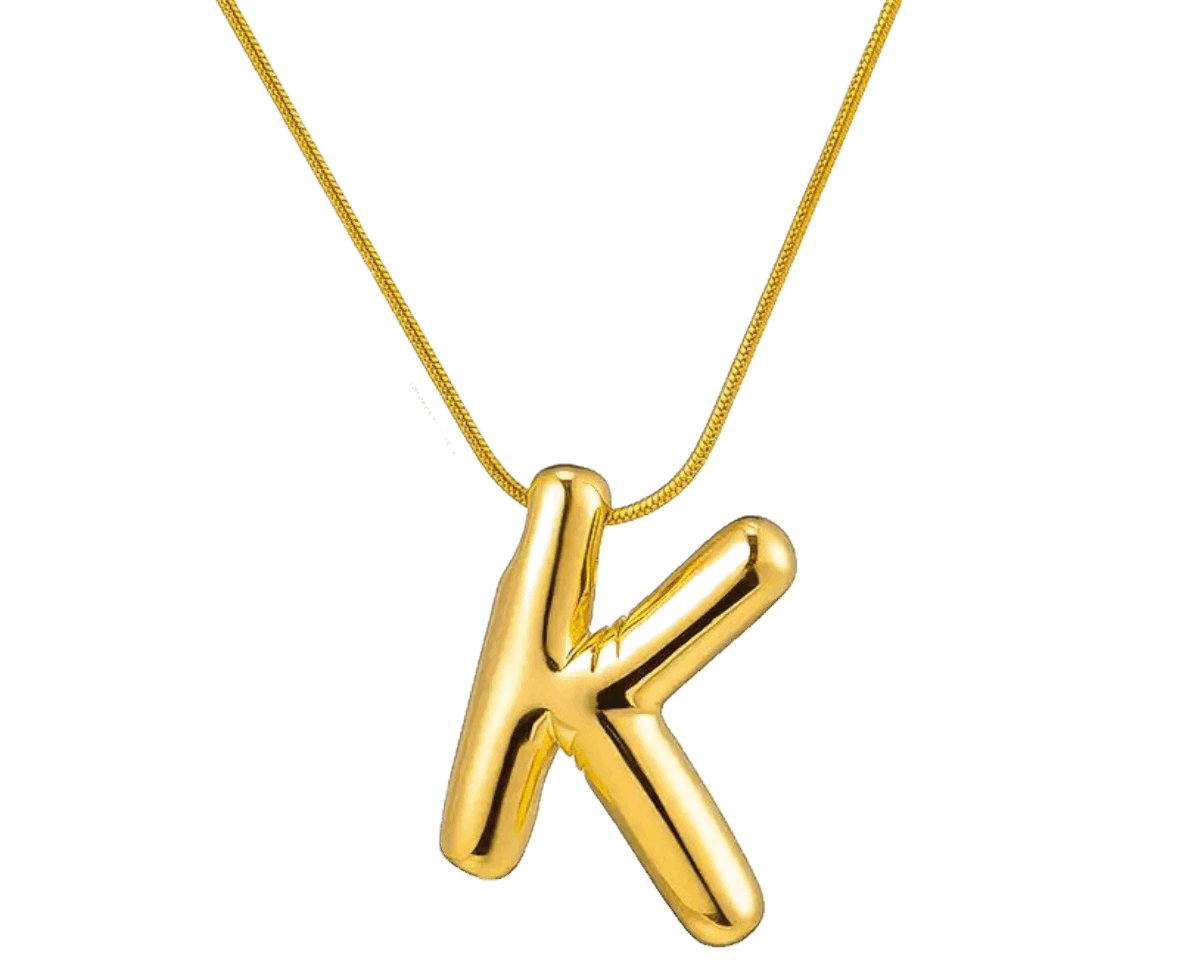 Balloon Letters in gold 