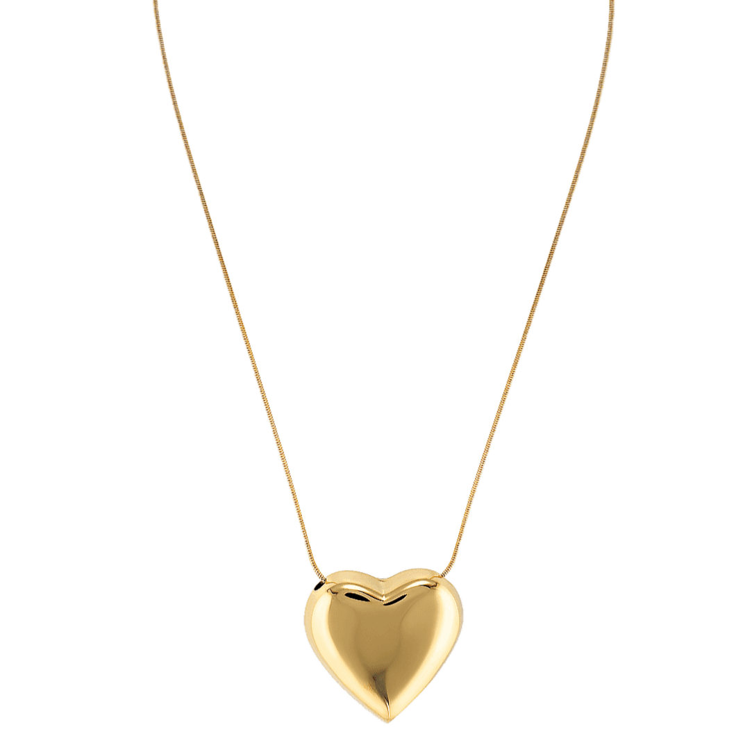 14k gold filled heart necklace