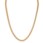 gold filled snake chain necklace