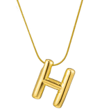 Balloon Letters pendant necklace