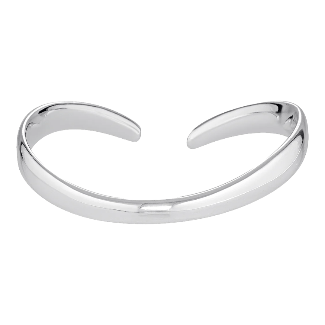 Liquid silver bracelet, bangle