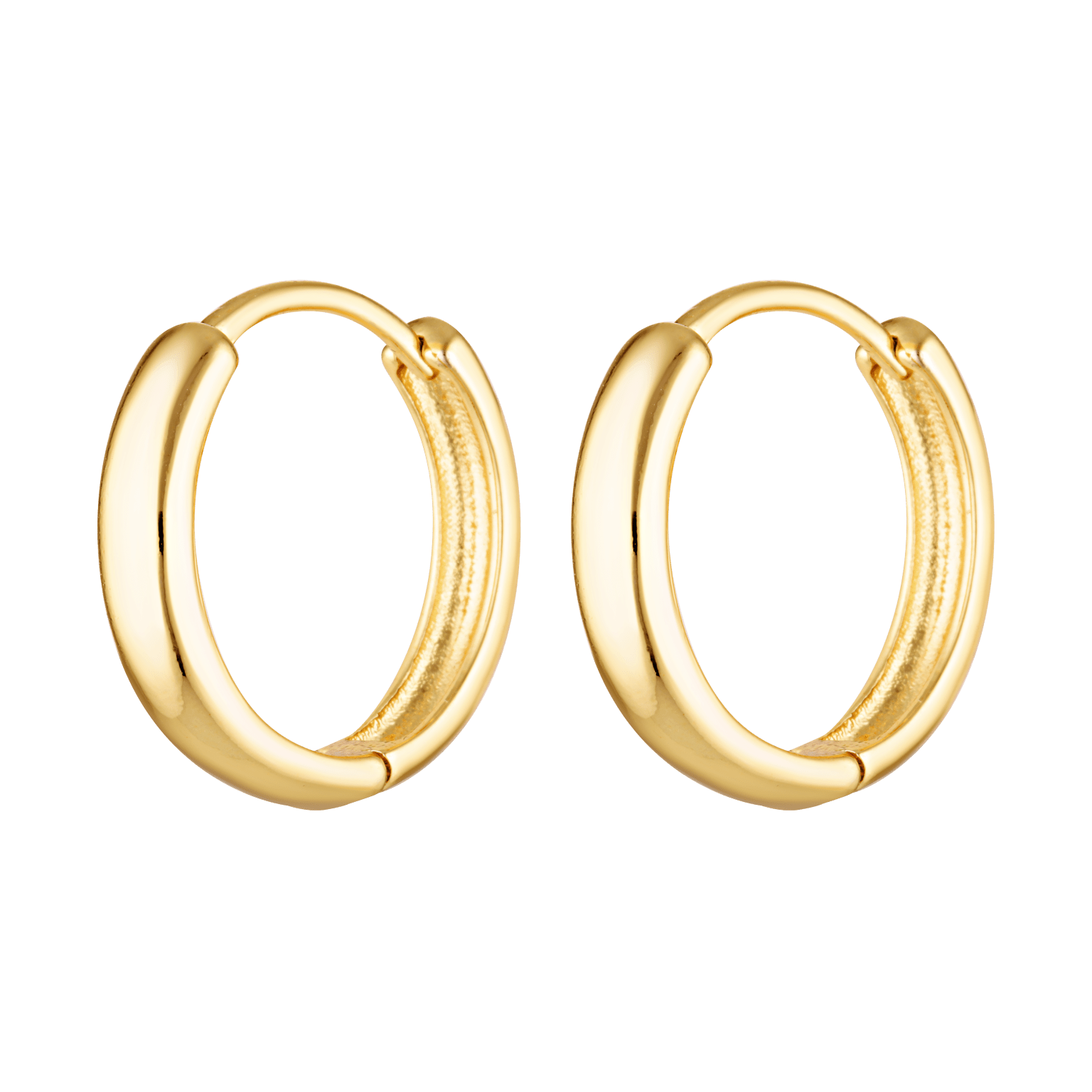 Everyday small gold hoops