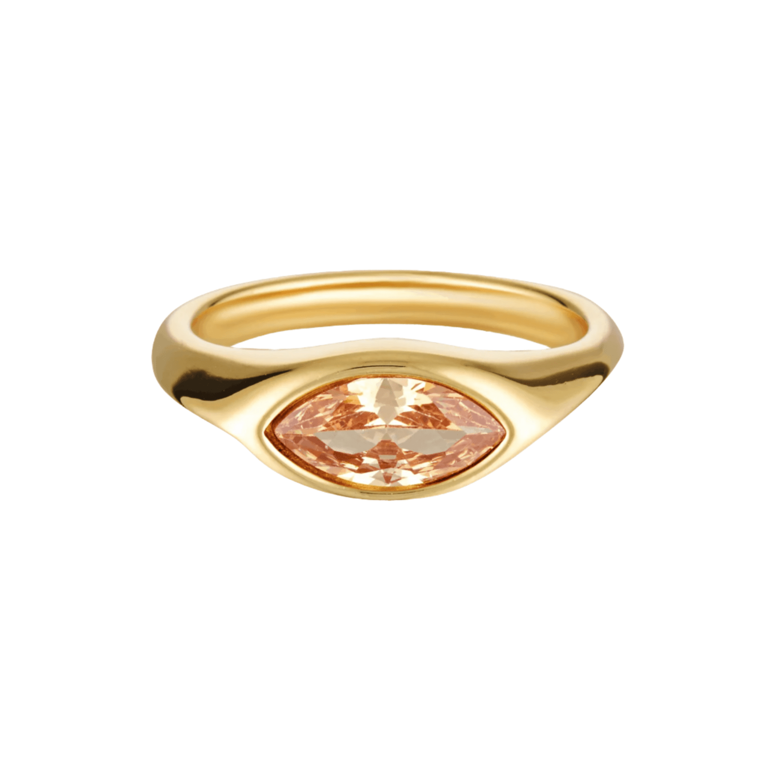 The Veuve Ring in Champagne colour