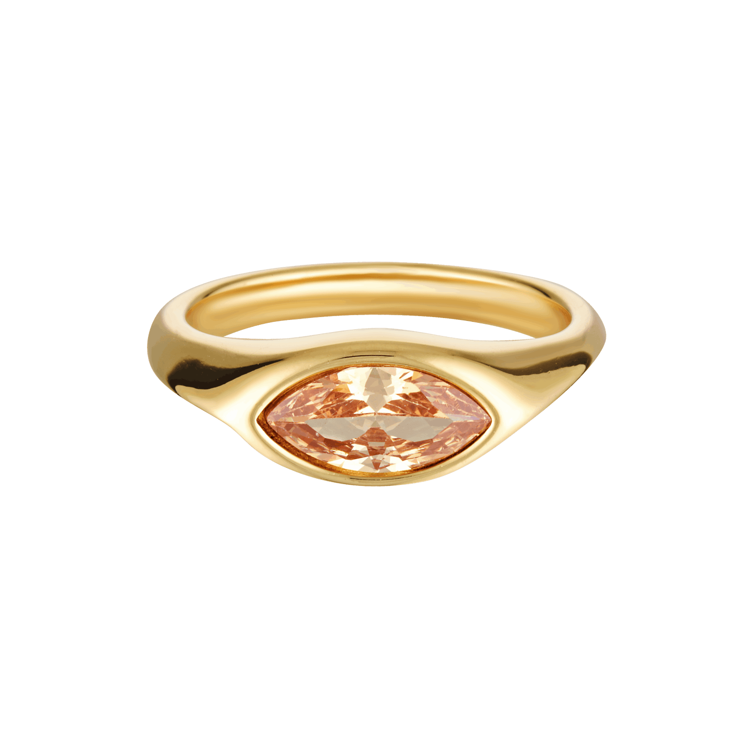 The Veuve Ring in Champagne colour