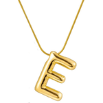 Balloon Letters necklace in letter E