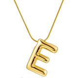 Balloon Letters necklace in letter E