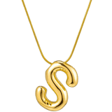 Letter S Bubble letter pendant