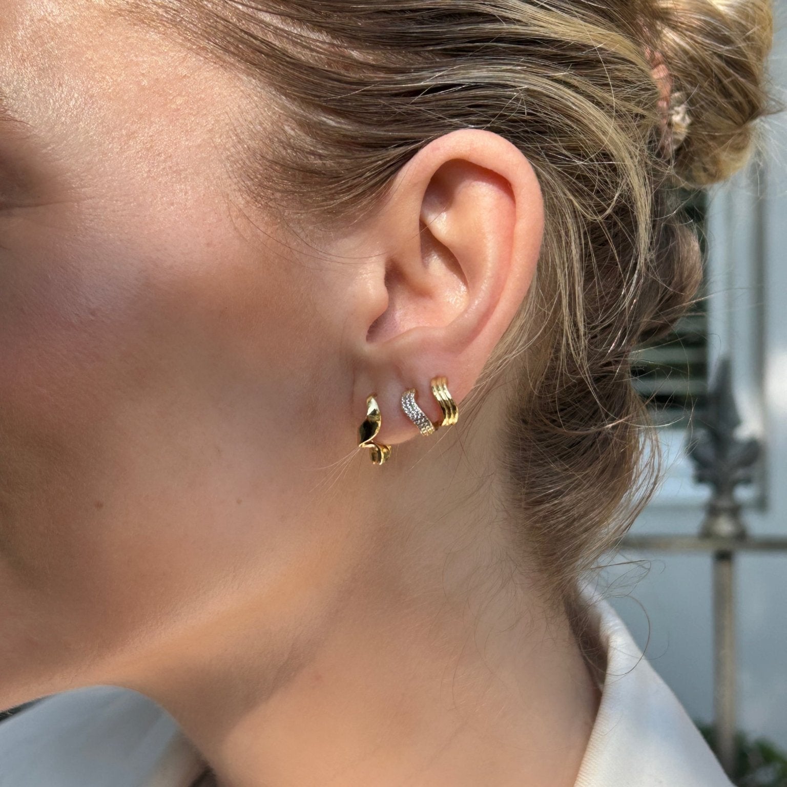 New Copenhagen Classic earrings in Gold Vermeil