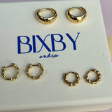 The best 18k Gold Fill earring stack 