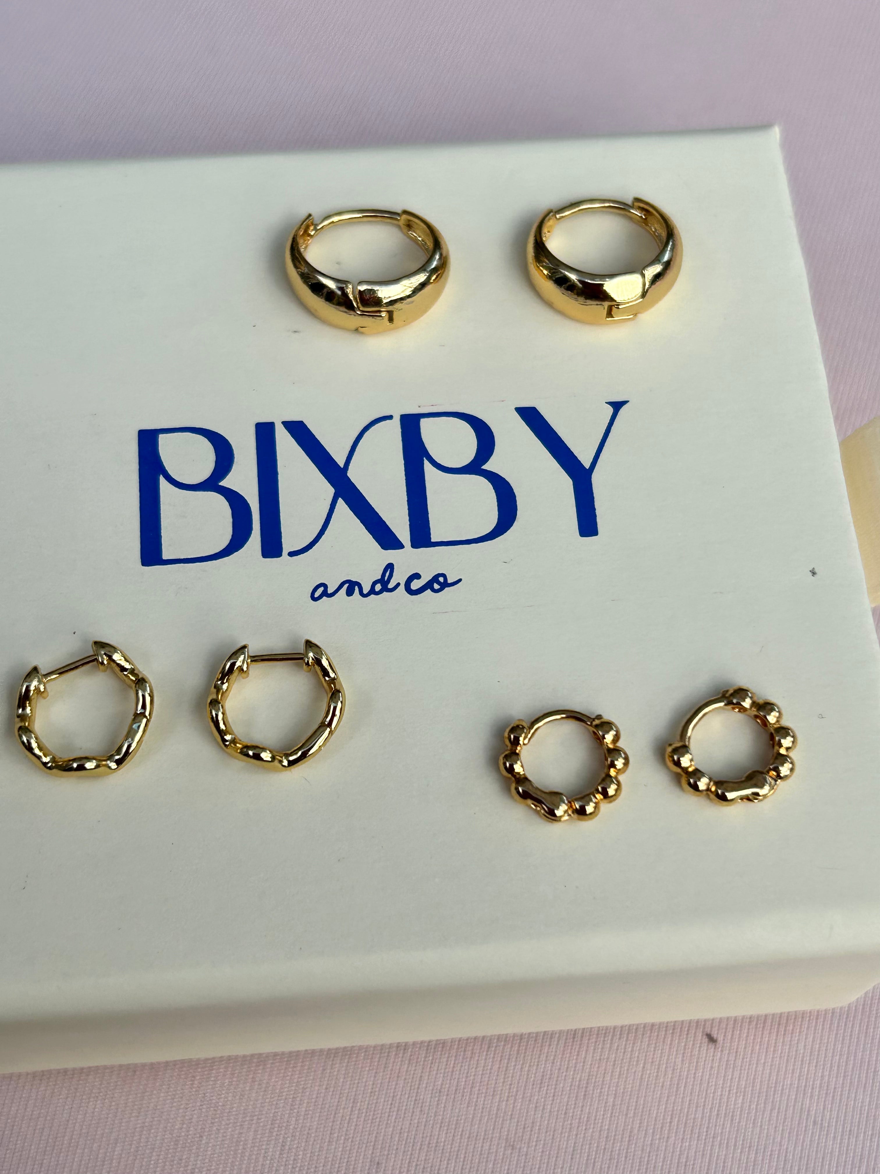 The best 18k Gold Fill earring stack 