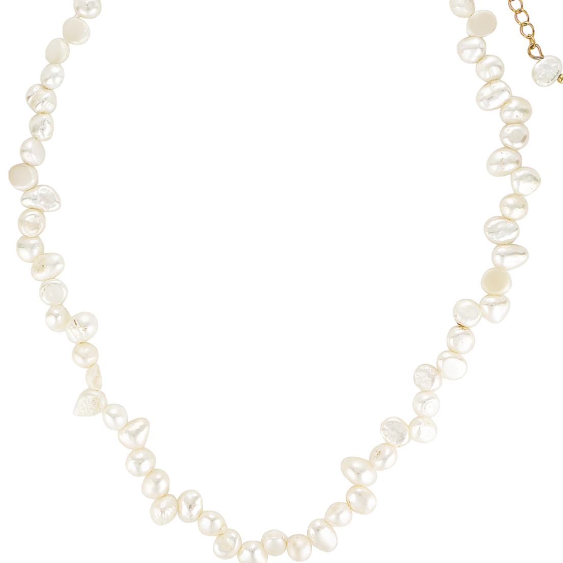 Small freshwater irregular pearl necklace -  beach | surf jewellery