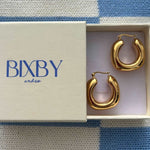 Bixby and Co packaging and new gold Pamu hoops