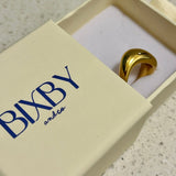 The waterproof ring - gold Wave Ring 