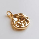 18k Vermeil Ripple Pendant charm