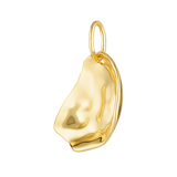 Oyster pendant in vermeil gold