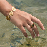 Waterproof shell shaped bracelet 